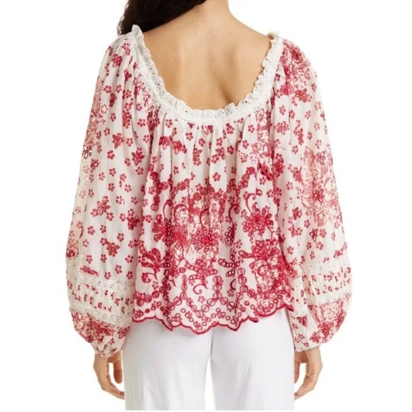 Broderie Anglaise Crop Top BYTIMO - Picture 4 of 9